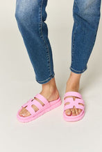 Load image into Gallery viewer, WILD DIVA Cutout Open Toe Flat Sandals
