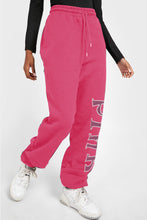 Load image into Gallery viewer, Simply Love Full Size PINK Graphic Sweatpants
