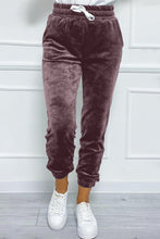 Load image into Gallery viewer, Wide Waistband Drawstring Cropped Joggers
