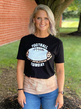 Load image into Gallery viewer, Fierce Football Sunday Bleached Graphic Tee
