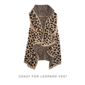 Crazy for Leopard Vest
