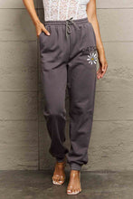 Load image into Gallery viewer, Simply Love Simply Love Full Size Drawstring DAISY Graphic Long Sweatpants
