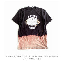 Load image into Gallery viewer, Fierce Football Sunday Bleached Graphic Tee
