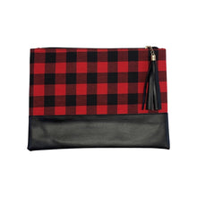 Load image into Gallery viewer, Adorned with Plaid Clutch
