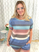 Load image into Gallery viewer, I Woke Up Like This Stripe Top
