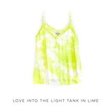 Load image into Gallery viewer, Love Into the Light Tank in Lime
