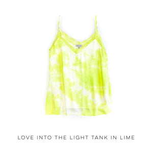 Love Into the Light Tank in Lime