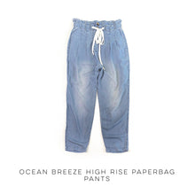 Load image into Gallery viewer, Ocean Breeze High Rise Paperbag Pants
