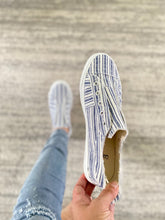 Load image into Gallery viewer, My Navy Stripe Babalu Shoes
