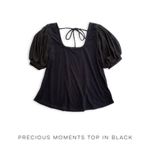 Load image into Gallery viewer, Precious Moments Top in Black
