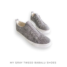 Load image into Gallery viewer, My Gray Tweed Babalu Shoes

