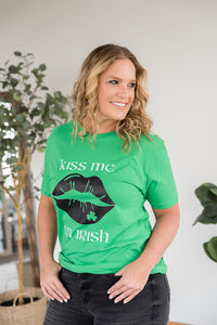 Kiss Me I'm Irish Graphic Tee
