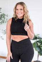 Load image into Gallery viewer, Live for the Day Crop Top in Black
