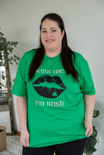 Load image into Gallery viewer, Kiss Me I&#39;m Irish Graphic Tee
