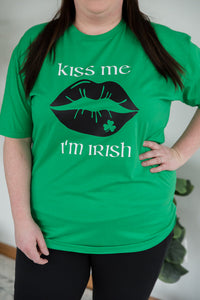 Kiss Me I'm Irish Graphic Tee