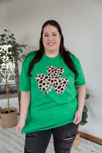 Load image into Gallery viewer, Leopard Clover Graphic Tee

