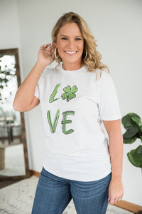 Lucky in Love Graphic Tee