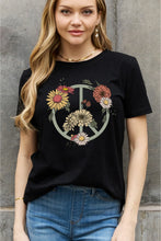 Load image into Gallery viewer, Simply Love Full Size Flower Graphic Cotton Tee
