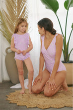 Load image into Gallery viewer, Marina West Swim Full Size Float On Ruffle Faux Wrap One-Piece in Carnation Pink
