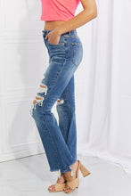 Load image into Gallery viewer, RISEN Full Size Hazel High Rise Distressed Flare Jeans
