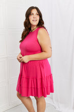 Load image into Gallery viewer, Zenana In The Groove Full Size Sleeveless Ruffle Dress
