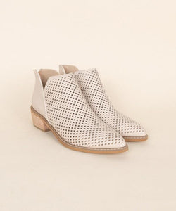 A Cut Above The Rest Bootie in Ivory