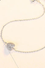 Load image into Gallery viewer, Zircon Heart 925 Sterling Silver Bracelet
