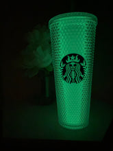 Load image into Gallery viewer, Glow In The Dark Day Of The Dead Mermaid Tumbler
