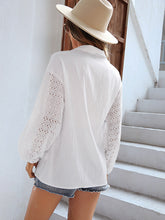 Load image into Gallery viewer, Eyelet Long Sleeve Shirt
