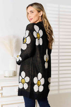 Load image into Gallery viewer, Double Take Floral Button Down Longline Cardigan
