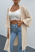 Load image into Gallery viewer, Open Front Drop Shoulder Duster Cardigan

