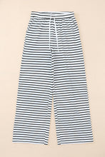 Load image into Gallery viewer, Striped Drawstring Waist Wide Leg Pants
