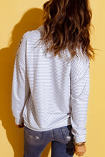 Load image into Gallery viewer, Mixed Print Color Block Half-Zip Sweatshirt
