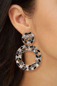 Round Shape Acrylic Dangle Earrings