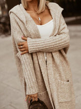 Load image into Gallery viewer, Full Size SIMPLY LIVE Hooded Cardigan

