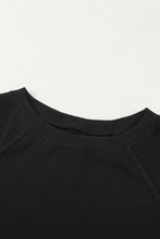 Load image into Gallery viewer, Girls Raglan Sleeve Ribbed Trim Sweatshirt
