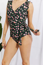 Load image into Gallery viewer, Marina West Swim Full Size Float On Ruffle Faux Wrap One-Piece in Floral
