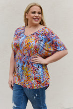 Load image into Gallery viewer, Be Stage Full Size Printed Dolman Flowy Top
