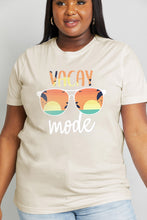 Load image into Gallery viewer, Simply Love Full Size VACAY MODE Graphic Cotton Tee
