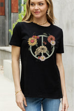 Load image into Gallery viewer, Simply Love Full Size Flower Graphic Cotton Tee
