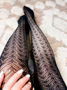 Opposing Triangles Tights
