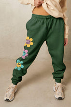 Load image into Gallery viewer, Simply Love Simply Love Full Size Drawstring Flower Graphic Long Sweatpants

