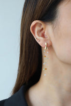 Load image into Gallery viewer, Beaded Long Chain Earrings
