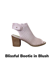 Blissful Bootie in Blush