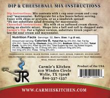 Load image into Gallery viewer, Carmie&#39;s Kitchen JR&#39;s Ranch Dip Mix

