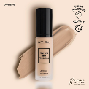 Moira Complete Wear Foundation 200 - Bisque