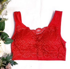 Ruby Red Lace Bralette