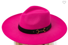 Load image into Gallery viewer, Wide Brim Felt Cowgirl Hat
