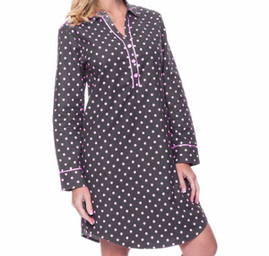 Flannel Knee Length Nightgown