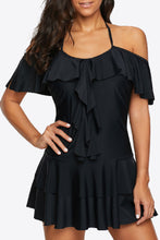 Load image into Gallery viewer, Ruffled Cold-Shoulder Two-Piece Swimsuit
